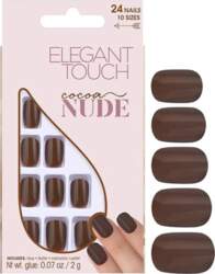 Set, Elegant Touch, Nude, Squoval, Artificial