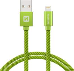 Swissten Textile Fast Charge 3A Lightning