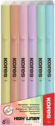 Teksta marķieri KORES HIGH LINER PASTEL
