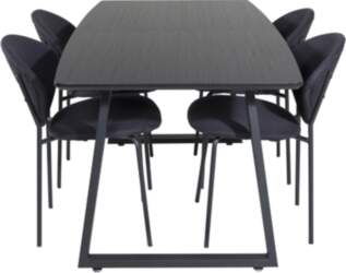 VentHon Inca Extentiontable - Black top
