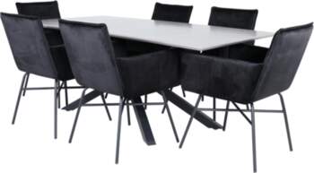 VentHon Piazza Dining Table - Black