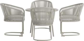 VentHon Tilos Round Dining Set 5