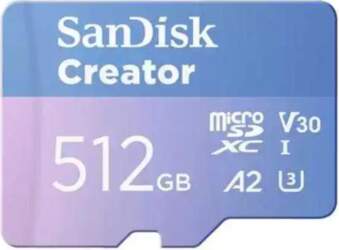 "CARD SanDisk Creator MicroSD 512GB"
