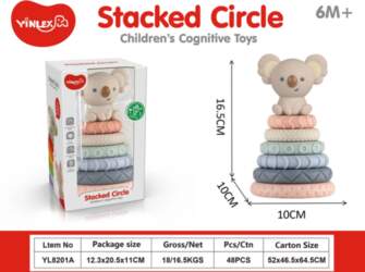 ... Coloured Sensory Pyramid Koala