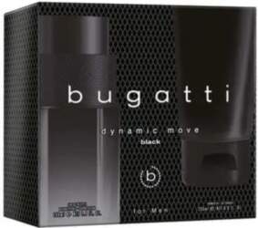 Bugatti Dāvanu komplekts Dynamic Move Black: