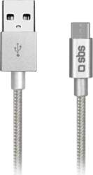 Cable SBS Braided USB/USB-C 1,5m