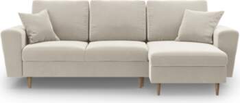 Cosmopolitan Design Corner Sofa With Bed