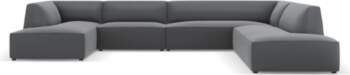 Cosmopolitan Design Leather Imitation Modular Panoramic