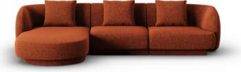 Cosmopolitan Design Left Corner Sofa, "