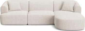 Cosmopolitan Design Modular Right Corner Sofa
