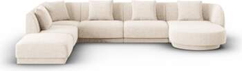 Cosmopolitan Design Panoramic Left Corner Sofa