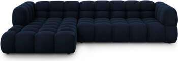 Cosmopolitan Design Velvet Modular Left Corner
