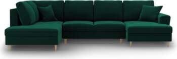 Cosmopolitan Design Velvet Panoramic Left Corner