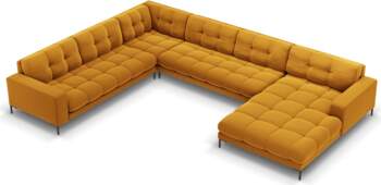 Cosmopolitan Design Velvet Panoramic Left Corner