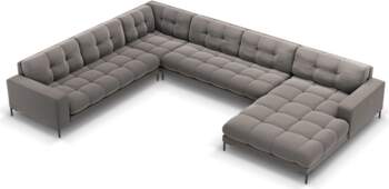 Cosmopolitan Design Velvet Panoramic Left Corner