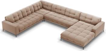 Cosmopolitan Design Velvet Panoramic Left Corner