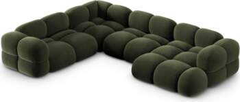 Cosmopolitan Design Velvet Panoramic Left Corner