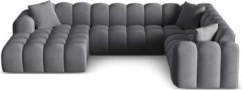 Cosmopolitan Design Velvet Panoramic Right Corner
