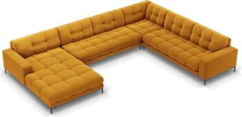 Cosmopolitan Design Velvet Panoramic Right Corner