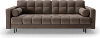 Cosmopolitan Design Velvet Sofa With Bed