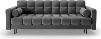 Cosmopolitan Design Velvet Sofa With Bed