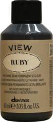 Davines, View, Demi-Permanent Hair Dye, Ruby