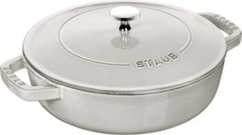 Deep braising pan with lid Staub