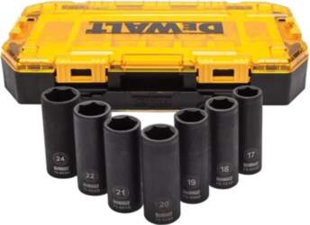 DEWALT 7 pcs. 1/2 impact socket