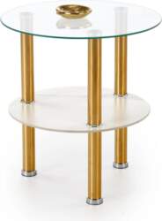 Halmar DUCAT S c.table, white