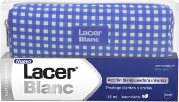 LACERBLANC MINT TOOTHPASTE + TOILETRY BAG