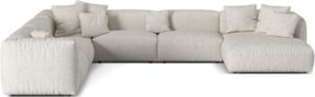 Micadoni Boucle Modular Left Corner Sofa