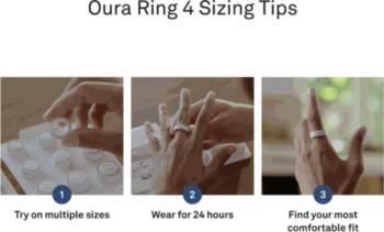 Oura Ring 4 size set