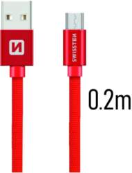 Swissten Textile Quick Charge Universal Micro