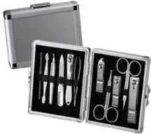 Three-seven Manicure set Silver case -