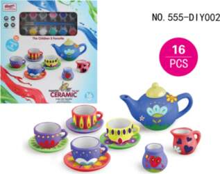 ... Ceramic Tea Painting Set