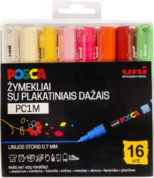 Marķieri Uni Ball Posca PC-1M, 16