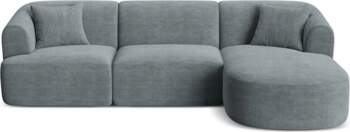 Cosmopolitan Design Modular Right Corner Sofa