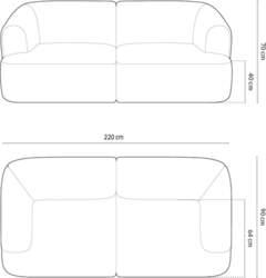 Cosmopolitan Design Modular Sofa, "Campi&quot