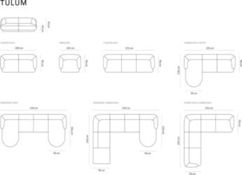 Cosmopolitan Design Panoramic Left Corner Sofa