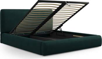 Cosmopolitan Design Storage Bed With Headboard