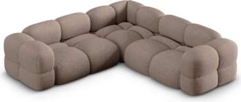 Cosmopolitan Design Symmetrical Corner Sofa, "