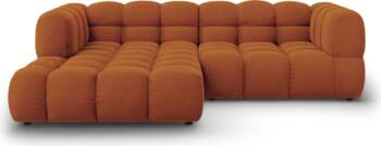 Cosmopolitan Design Velvet Modular Left Corner