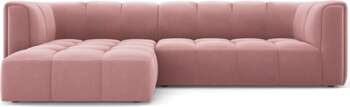 Cosmopolitan Design Velvet Modular Left Corner