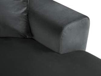 Cosmopolitan Design Velvet Panoramic Left Corner