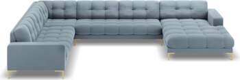 Cosmopolitan Design Velvet Panoramic Left Corner