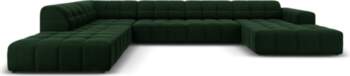 Cosmopolitan Design Velvet Panoramic Left Corner