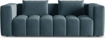 Cosmopolitan Design Velvet Sofa With Bed