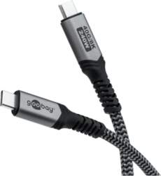 Goobay USB-C™ Cable with Textile Sheath
