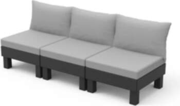Keter 29212921900 Elements 3-Seater Sofa