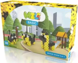 Meli Constructor Drosmīgie suņi 3in1